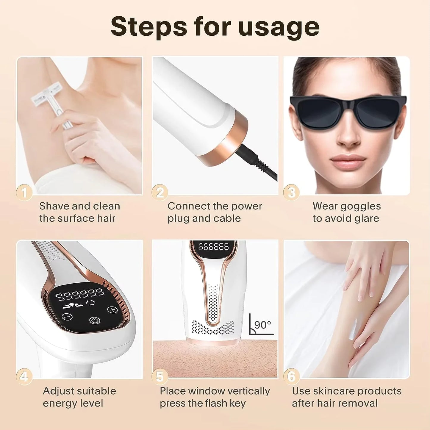 IPL Laser Hair Removal Device